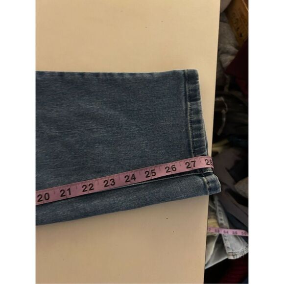 J. McLaughlin Womens Straight Leg Jeans Size 6 Stretch Blue Classic Americana - Picture 9 of 11